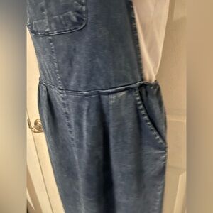 Cosmopolitan Blue Denim Women Jeans Overalls
